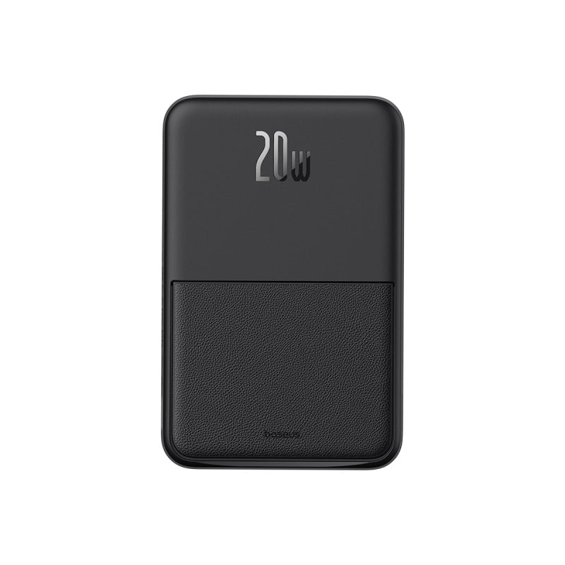 POWERBANK BASEUS MAGPRO 5000MAH CARGA RÁPIDA INALÁMBRICA PD 20W CON SOPORTE MAGNÉTICO - NEGRO - 3