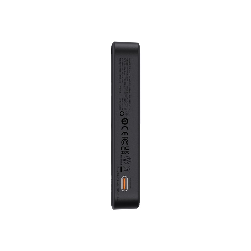 POWERBANK BASEUS MAGPRO 5000MAH CARGA RÁPIDA INALÁMBRICA PD 20W CON SOPORTE MAGNÉTICO - NEGRO - 4