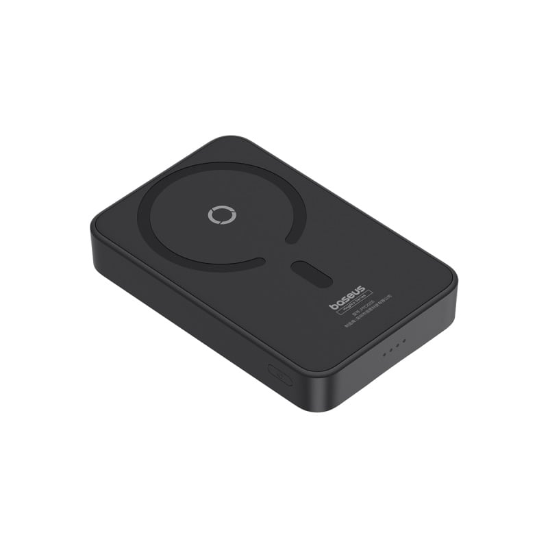 POWERBANK BASEUS MAGPRO 5000MAH CARGA RÁPIDA INALÁMBRICA PD 20W CON SOPORTE MAGNÉTICO - NEGRO - 5