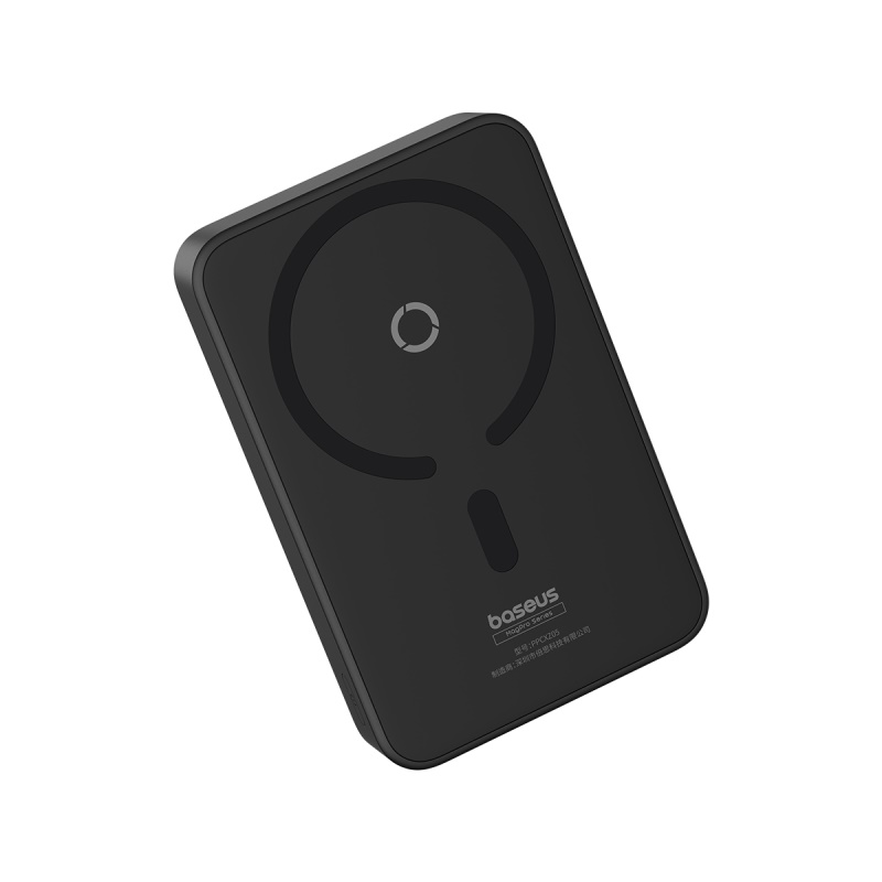 POWERBANK BASEUS MAGPRO 5000MAH CARGA RÁPIDA INALÁMBRICA PD 20W CON SOPORTE MAGNÉTICO - NEGRO - 6