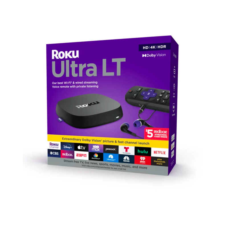 ROKU ULTRA LT 4K HDR STREAMING - DOLBY VISION - MODELO 4801RW (2021) - 2