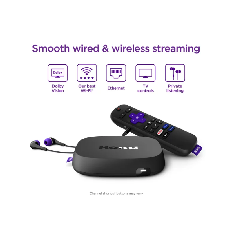 ROKU ULTRA LT 4K HDR STREAMING - DOLBY VISION - MODELO 4801RW (2021) - 4