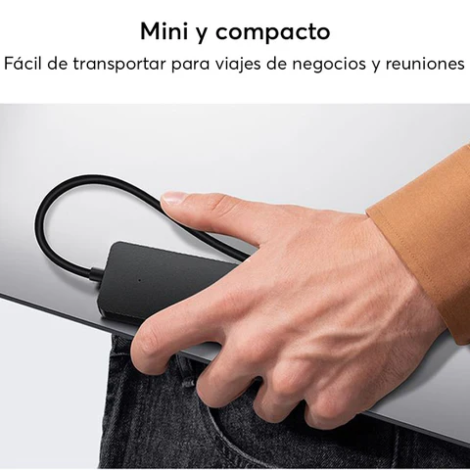 ADAPTADOR BASEUS HUB 50CM USB-A A USB 3.0 X 4 5 GBPS ULTRAJOY SERIES NEGRO - 3