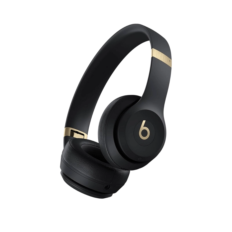 AUDÍFONOS INALÁMBRICOS BEATS SOLO 4 ON EAR - NEGRO CON DORADO - 1
