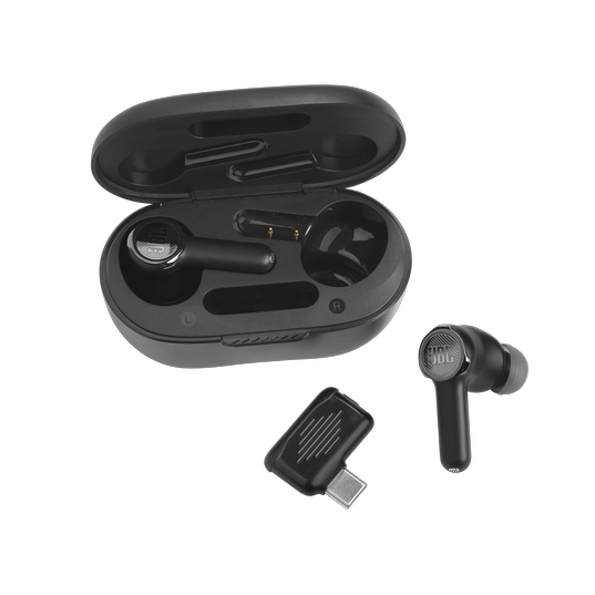 AUDÍFONOS JBL QUANTUM TWS CON CANCELACIÓN DE RUIDO - NEGRO - 11