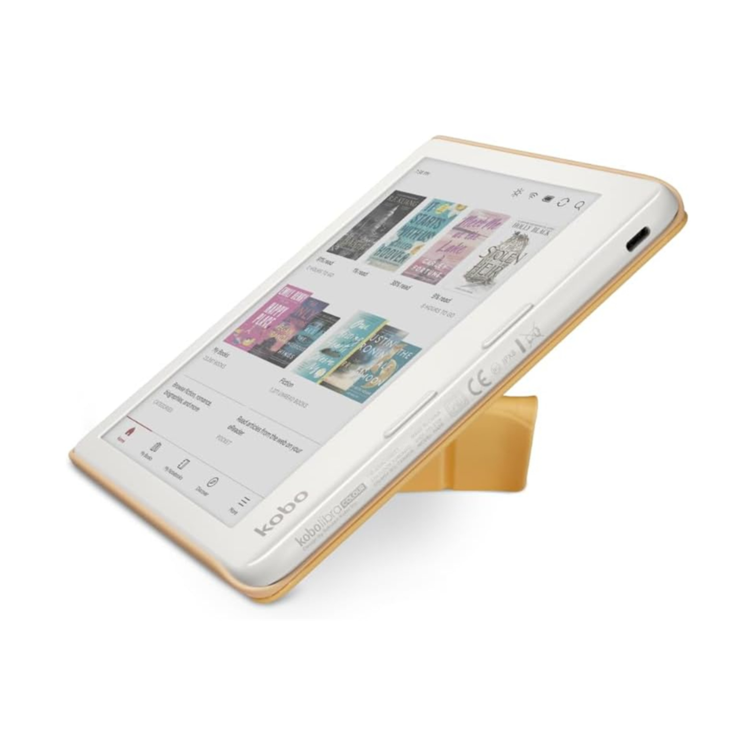 FUNDA PROTECTORA SLEEPCOVER PARA KOBO LIBRA COLOUR - AMARILLO - 3