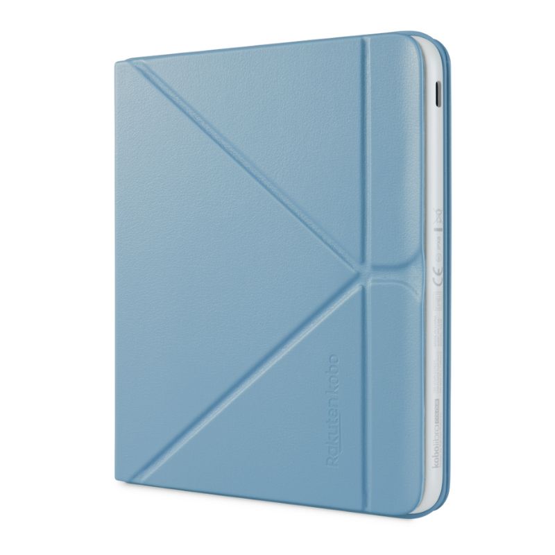 LECTOR E READER KOBO LIBRA COLOUR BLANCO CON FUNDA SLEEPCOVER AZUL - 5