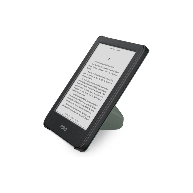 LECTOR E READER KOBO CLARA COLOUR NEGRO CON FUNDA SLEEPCOVER VERDE - 3