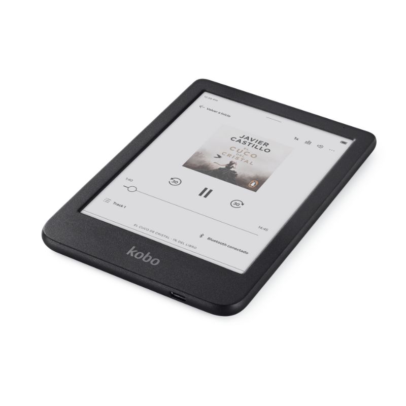 LECTOR E READER KOBO CLARA COLOUR NEGRO CON FUNDA SLEEPCOVER VERDE - 6