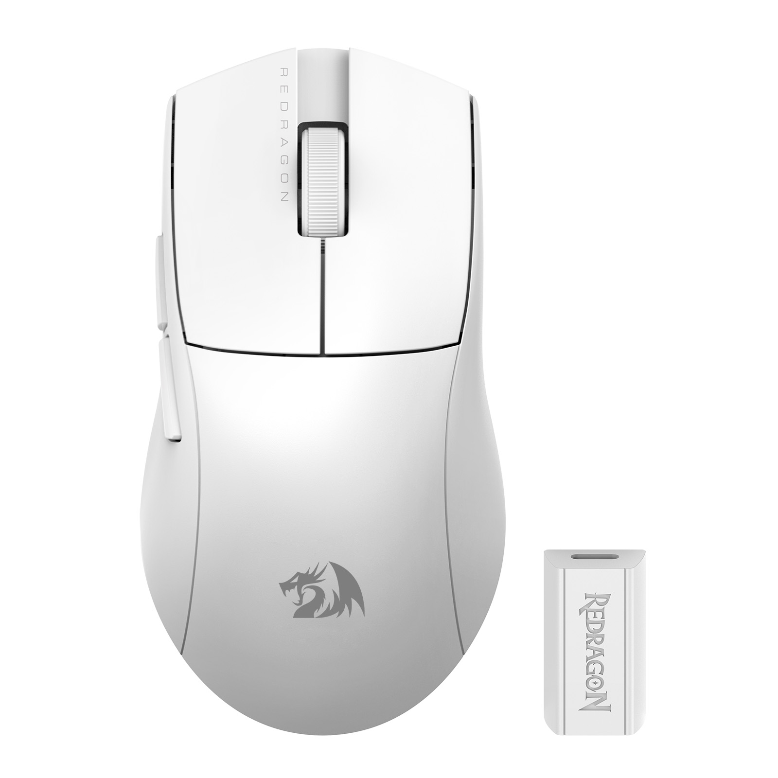 MOUSE GAMER REDRAGON KING PRO M916 4K HZ BLANCO - 3