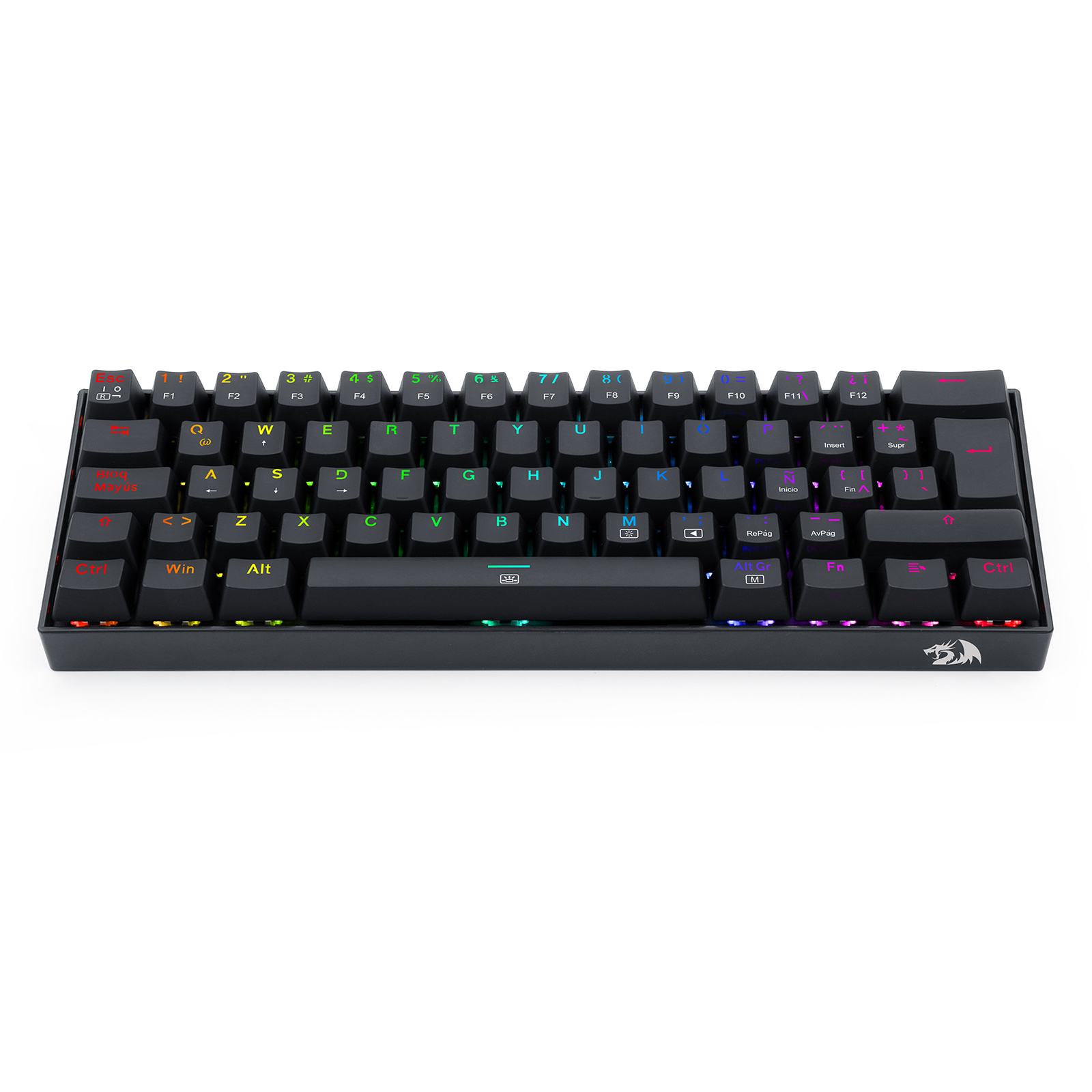 TECLADO GAMER REDRAGON DRAGONBORN K630 RGB SWITCH RED NEGRO - 5