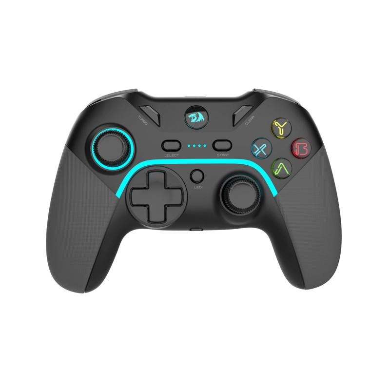 CONTROL INALÁMBRICO REDRAGON HARROW PRO G808 COMPATIBLE PC Y PS3 NEGRO - 1