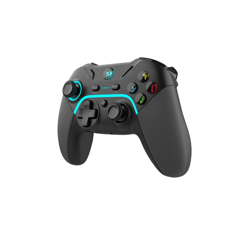CONTROL INALÁMBRICO REDRAGON HARROW PRO G808 COMPATIBLE PC Y PS3 NEGRO - 8