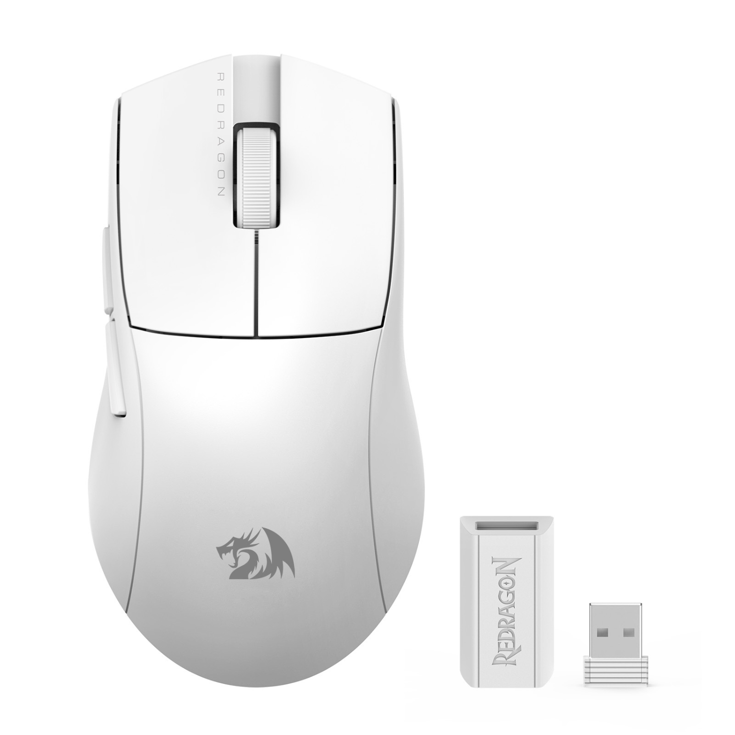 MOUSE GAMER REDRAGON KING PRO M916 1K HZ BLANCO - 3