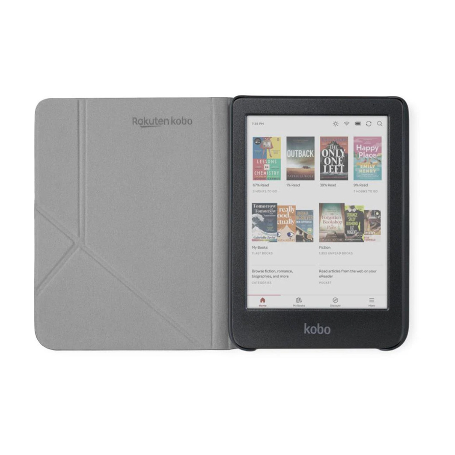 FUNDA PROTECTORA SLEEPCOVER PARA KOBO CLARA BW/COLOUR ROSADO - 3