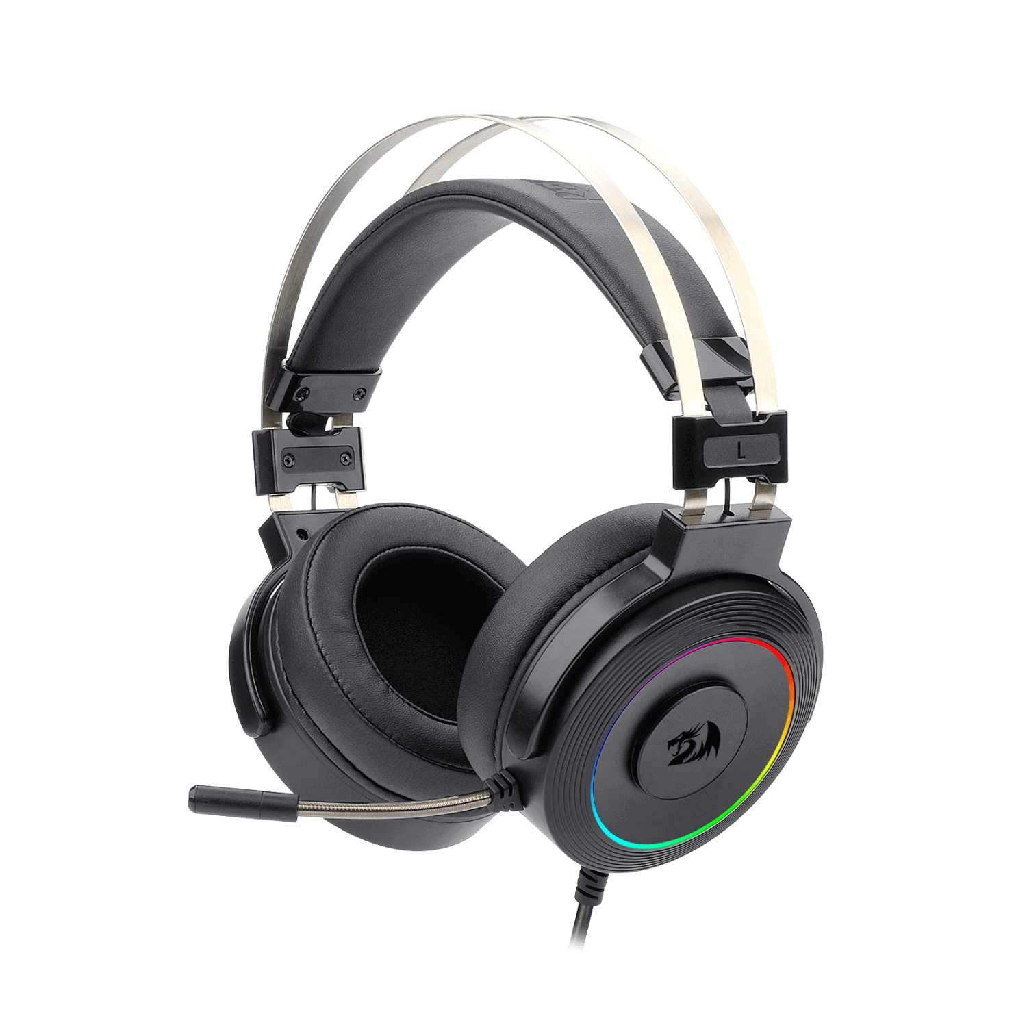 Audifono Gamer Redragon Lamia H320 RGB USB Negro con Soporte - 1