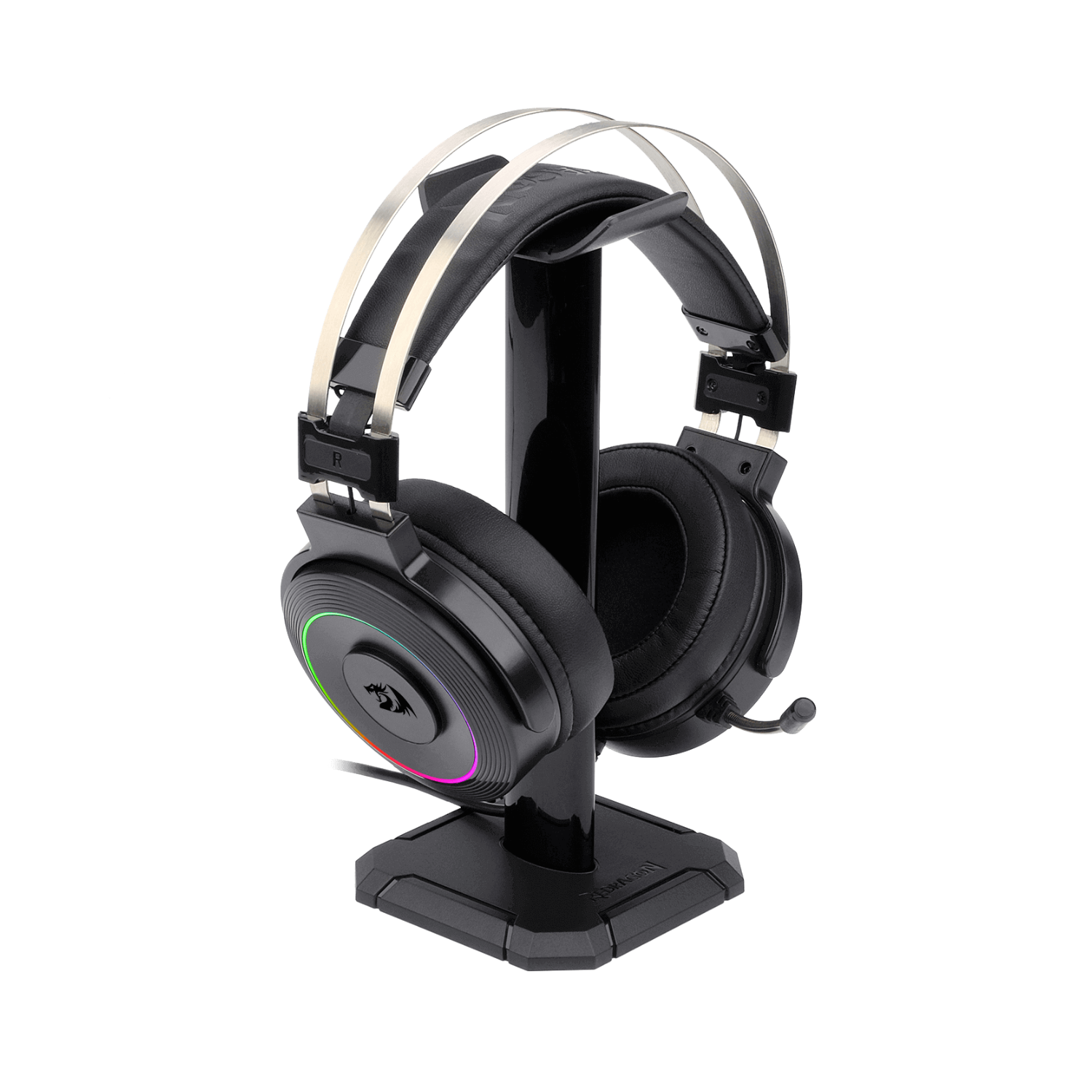 Audifono Gamer Redragon Lamia H320 RGB USB Negro con Soporte - 5