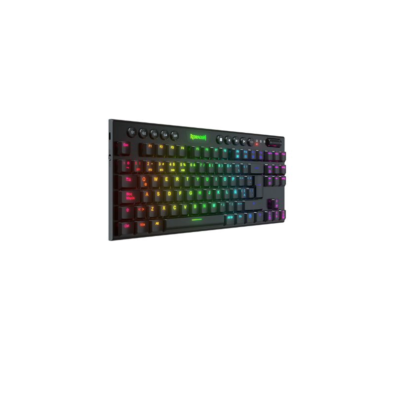 TECLADO MECÁNICO REDRAGON HORUS K621 RGB SP TKL WIFI EN COLOR NEGRO - 5
