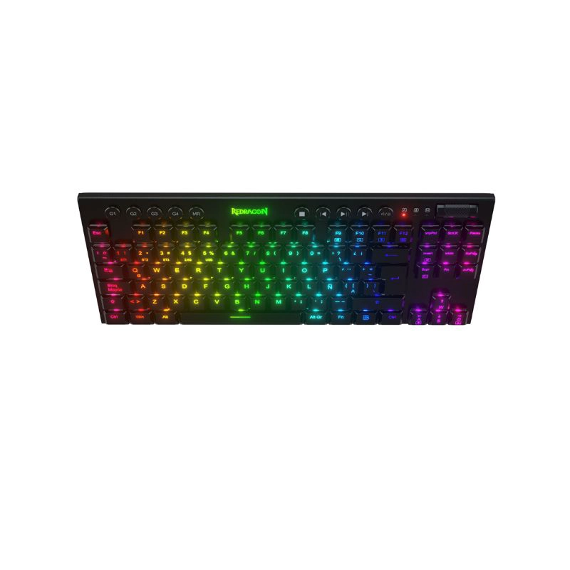 TECLADO MECÁNICO REDRAGON HORUS K621 RGB SP TKL WIFI EN COLOR NEGRO - 9