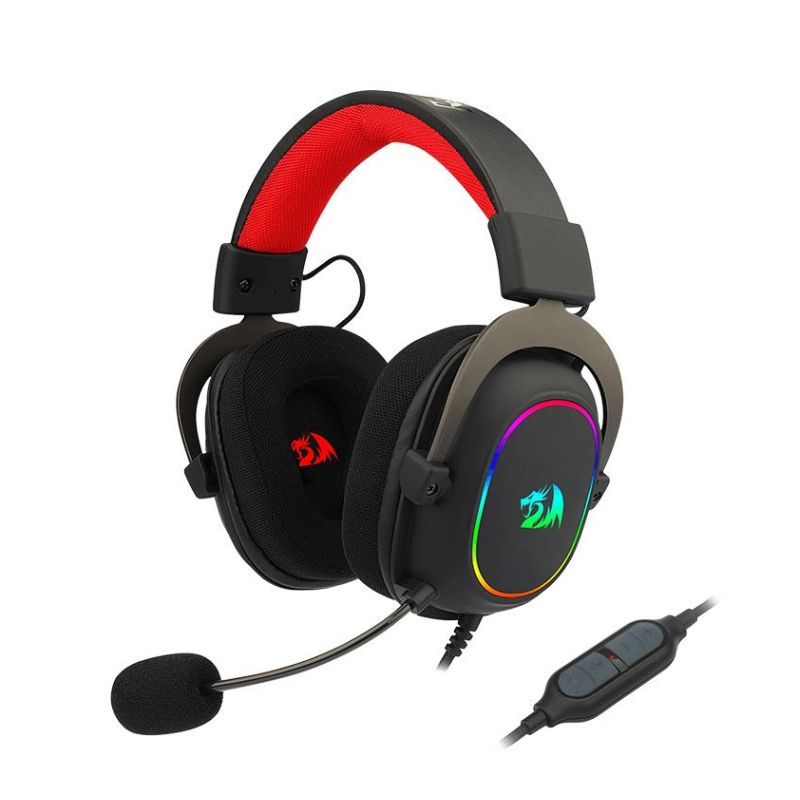 AUDIFONO GAMER REDRAGON ZEUS X H510 RGB SONIDO 7.1 EN COLOR NEGRO - 2
