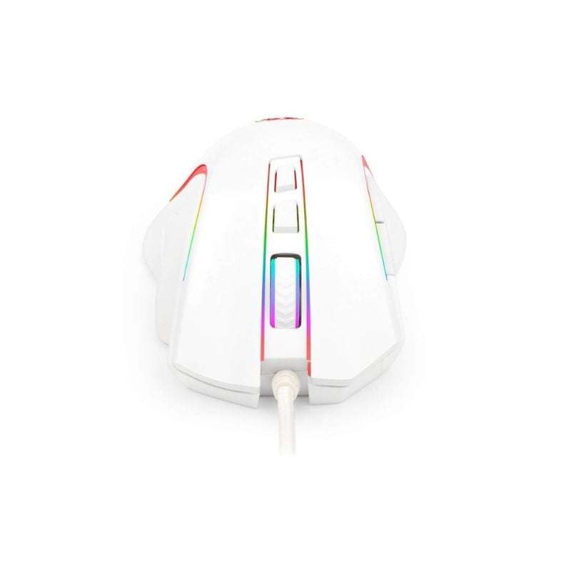 MOUSE GAMER REDRAGON GRIFFIN M607 RGB 7200 DPI EN COLOR BLANCO - 2