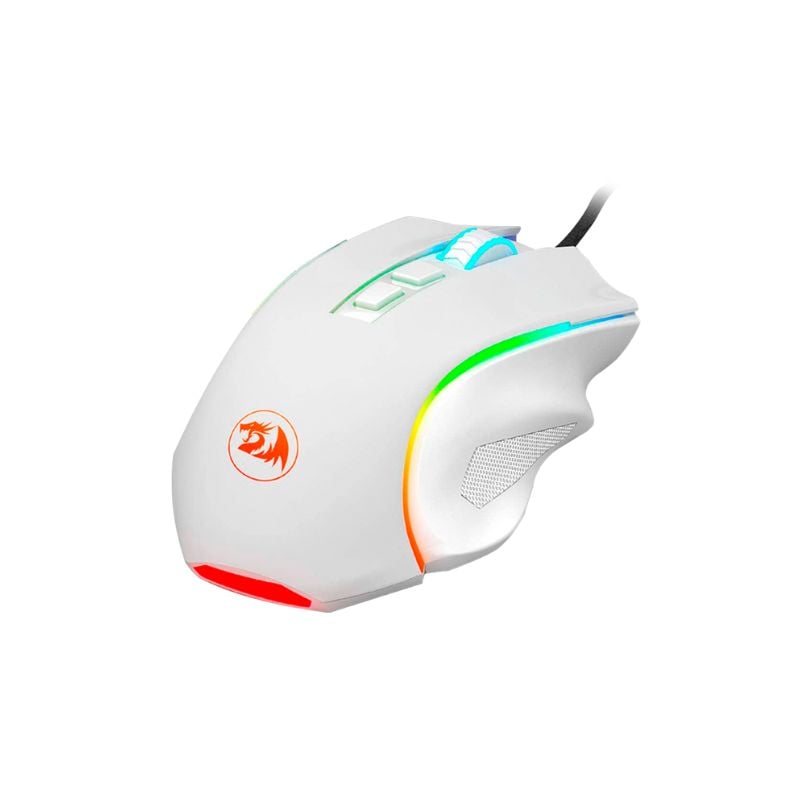 MOUSE GAMER REDRAGON GRIFFIN M607 RGB 7200 DPI EN COLOR BLANCO - 5