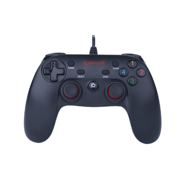 CONTROL GAMER CON CABLE REDRAGON SATURN G807 PARA PC Y PS3 USB - 1