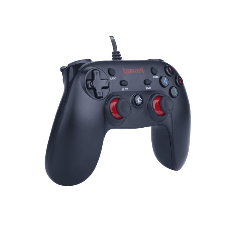 CONTROL GAMER CON CABLE REDRAGON SATURN G807 PARA PC Y PS3 USB - 3