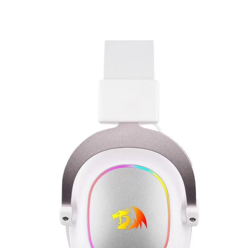 AUDIFONO GAMER REDRAGON ZEUS X H510 RGB SONIDO 7.1 EN COLOR BLANCO - 4