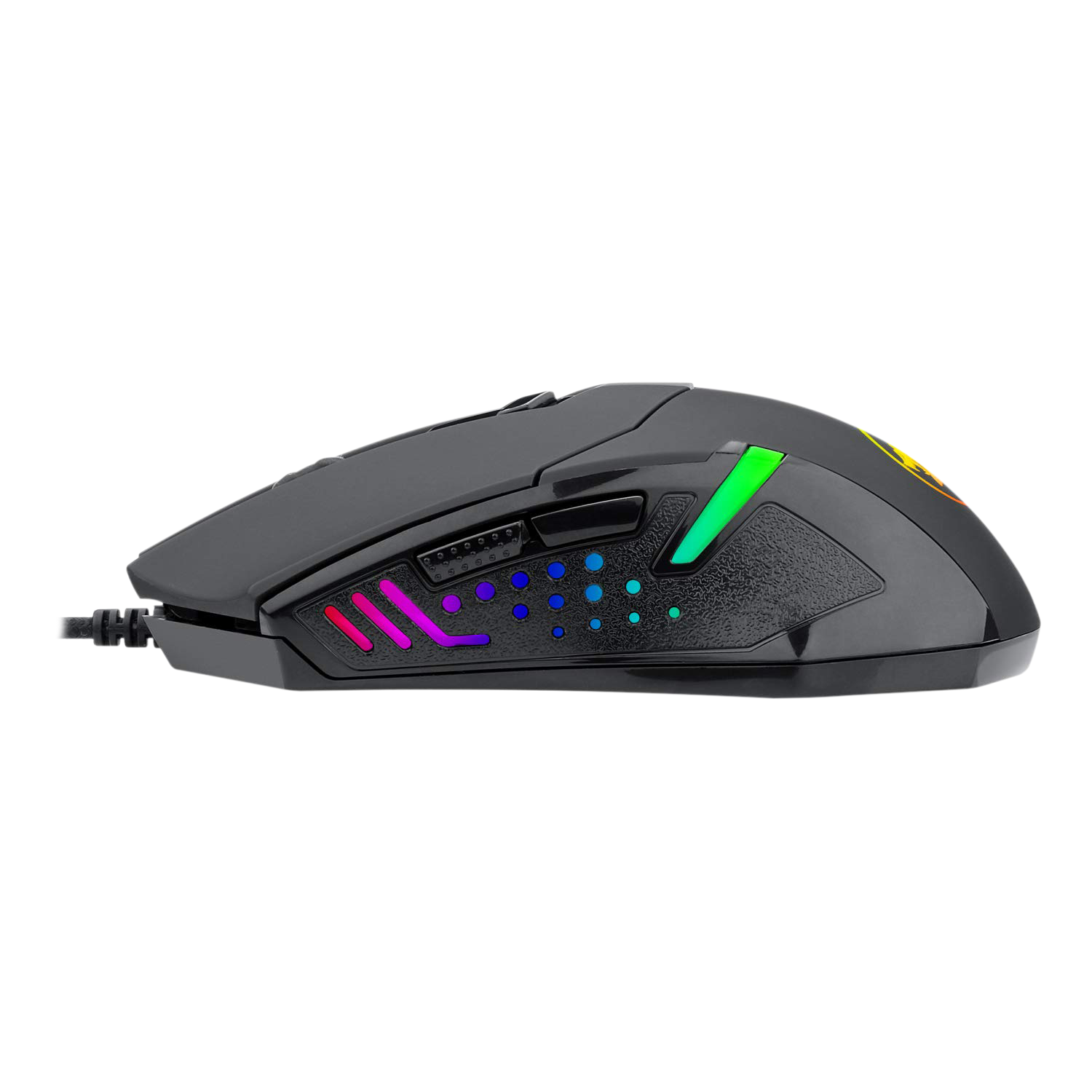 MOUSE GAMER REDRAGON CENTROPHORUS M601 RGB EN COLOR NEGRO - 6