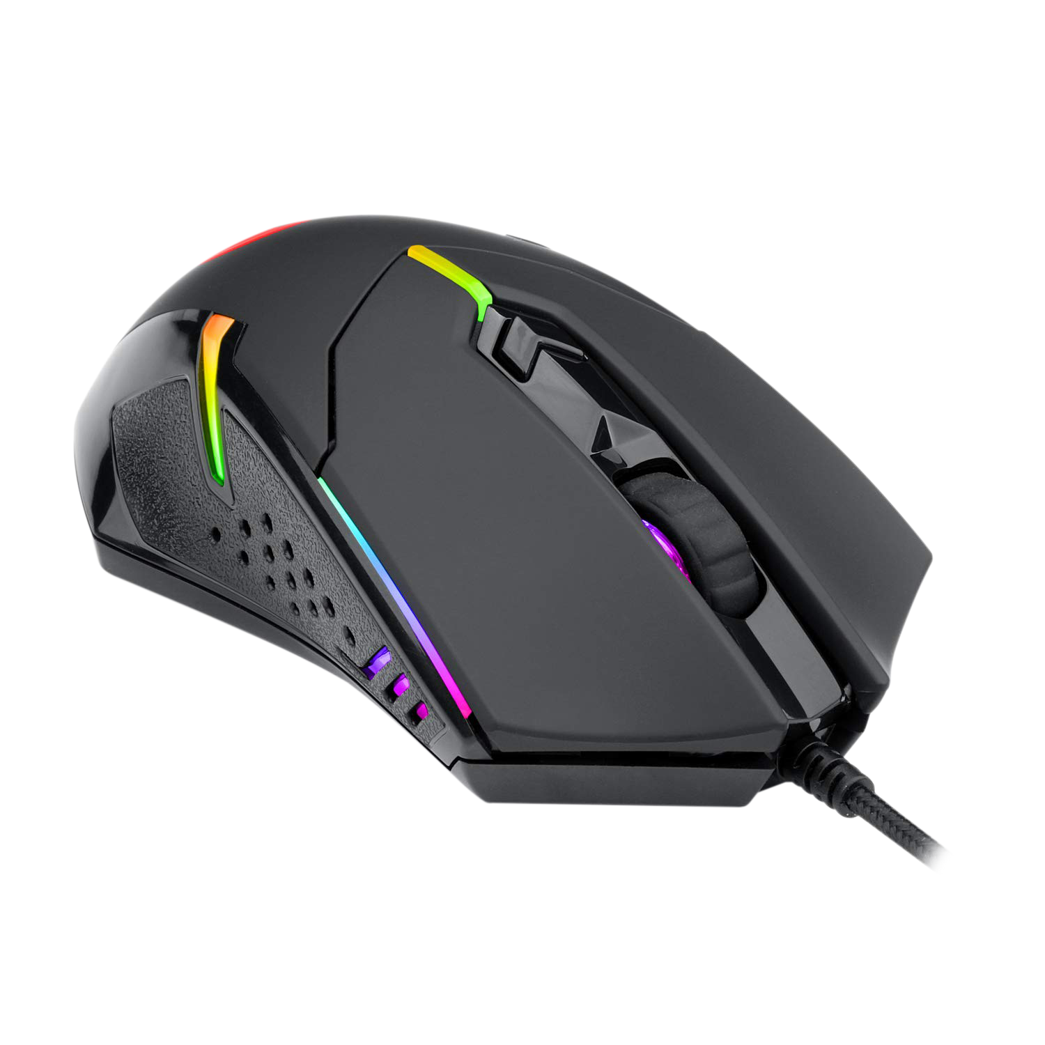 MOUSE GAMER REDRAGON CENTROPHORUS M601 RGB EN COLOR NEGRO - 8