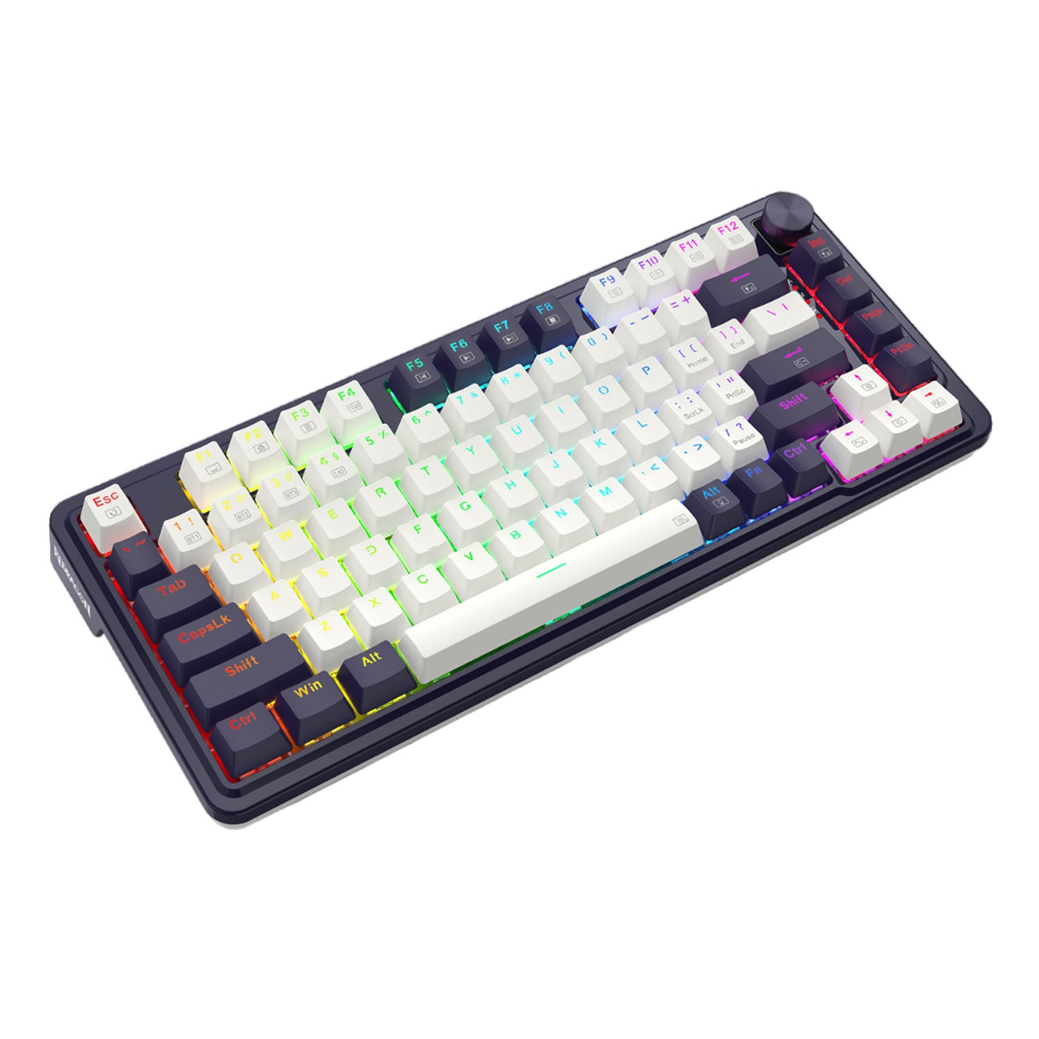 TECLADO GAMER REDRAGON UCAL PRO WB K673 RGB RED SWITCH ESPAÑOL EN COLOR BLANCO - 3