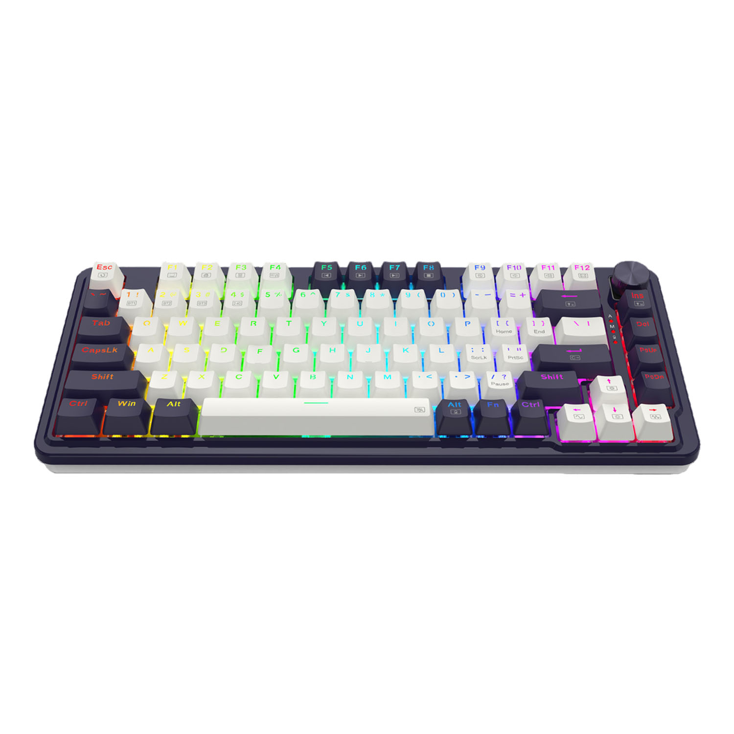 TECLADO GAMER REDRAGON UCAL PRO WB K673 RGB RED SWITCH ESPAÑOL EN COLOR BLANCO - 4
