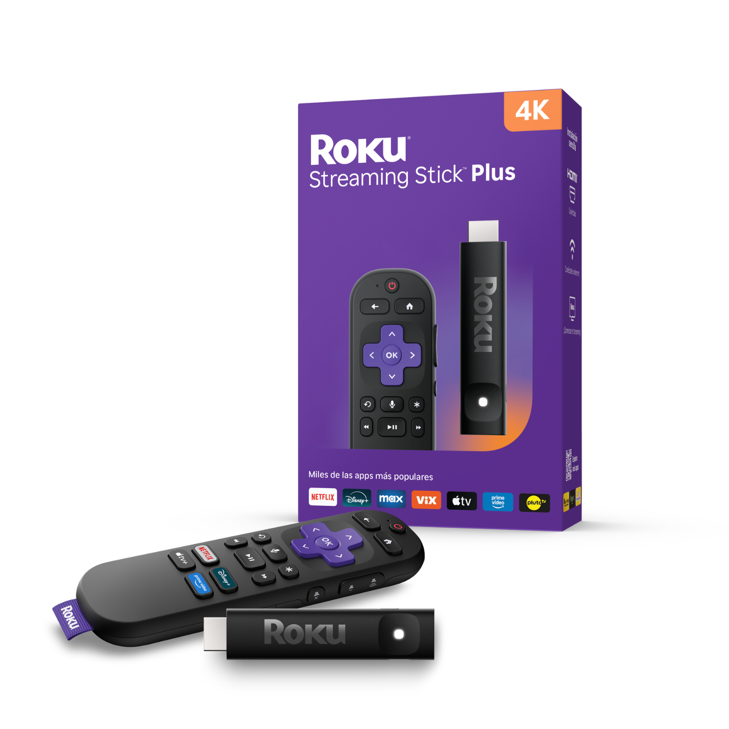 ROKU STREAMING STICK PLUS 2025 DISPOSITIVO DE STREAMING 4K TV - 3