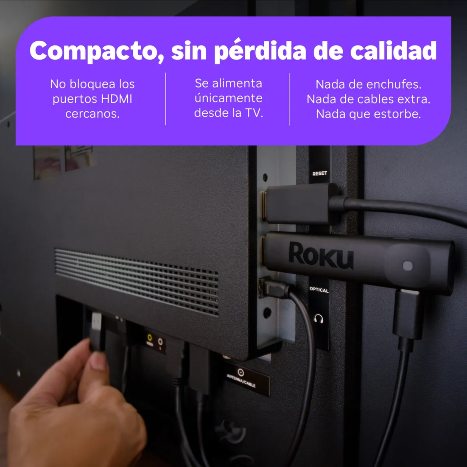 ROKU STREAMING STICK PLUS 2025 DISPOSITIVO DE STREAMING 4K TV - 6
