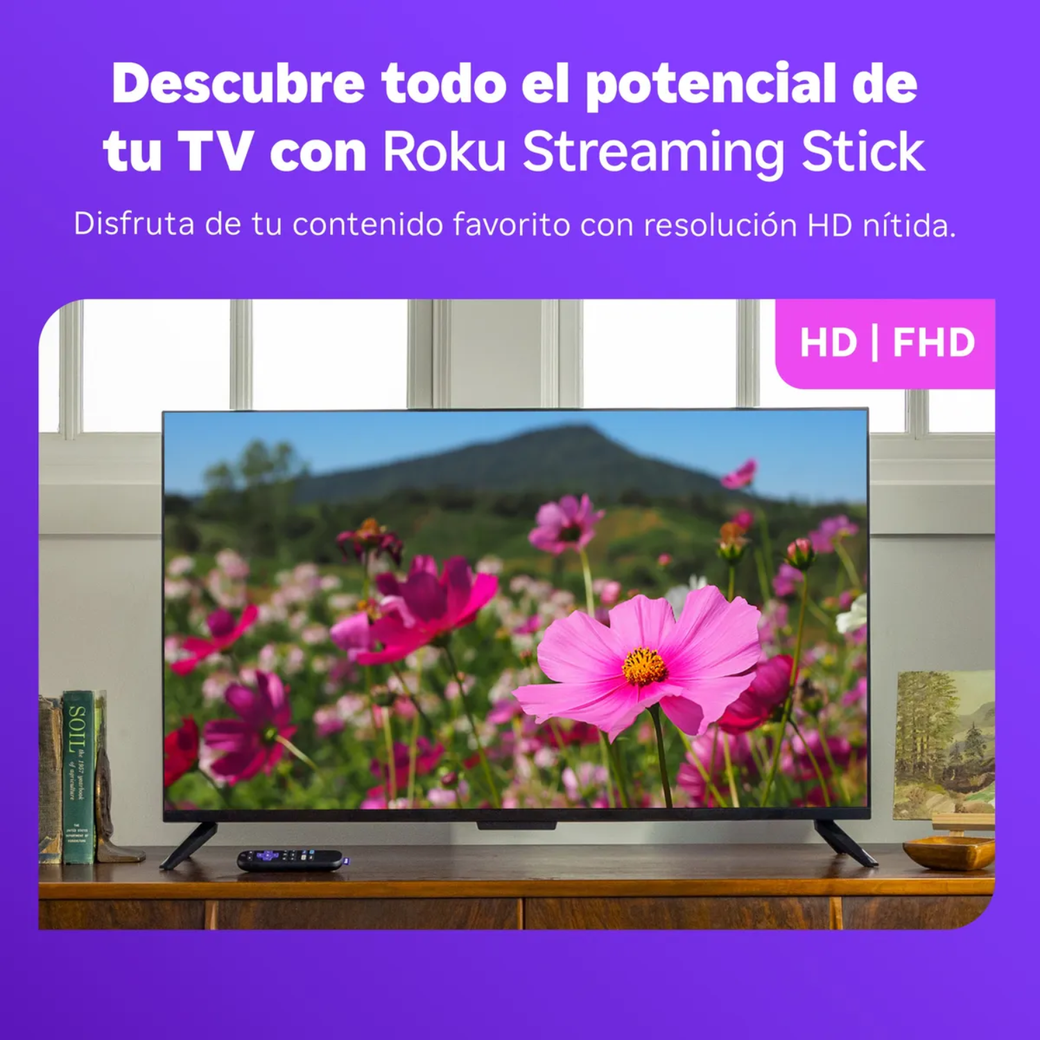 ROKU STREAMING STICK 2025 DISPOSITIVO DE STREAMING HD PARA TV - 4