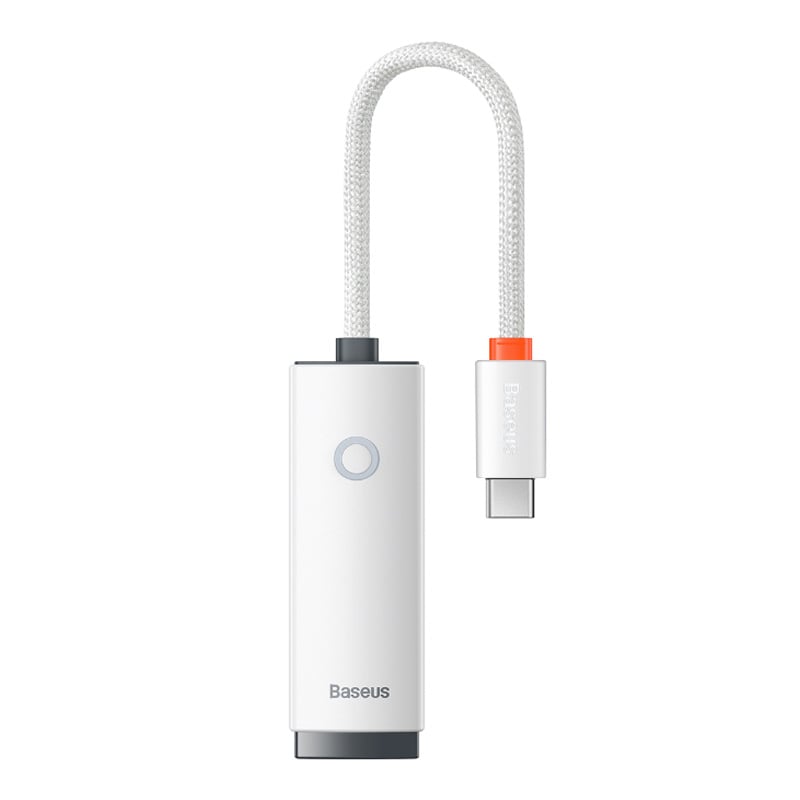 ADAPTADOR DE RED TIPO-C A PUERTO LAN RJ45 - 1000 MBPS - BLANCO - BASEUS LITE SERIES - 2