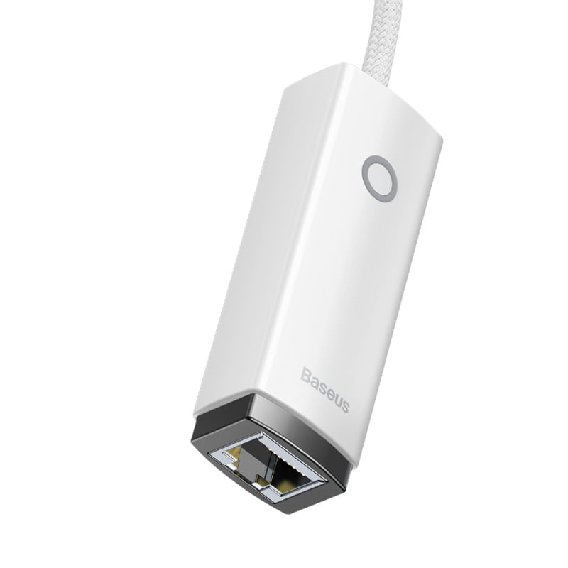 ADAPTADOR DE RED TIPO-C A PUERTO LAN RJ45 - 1000 MBPS - BLANCO - BASEUS LITE SERIES - 4