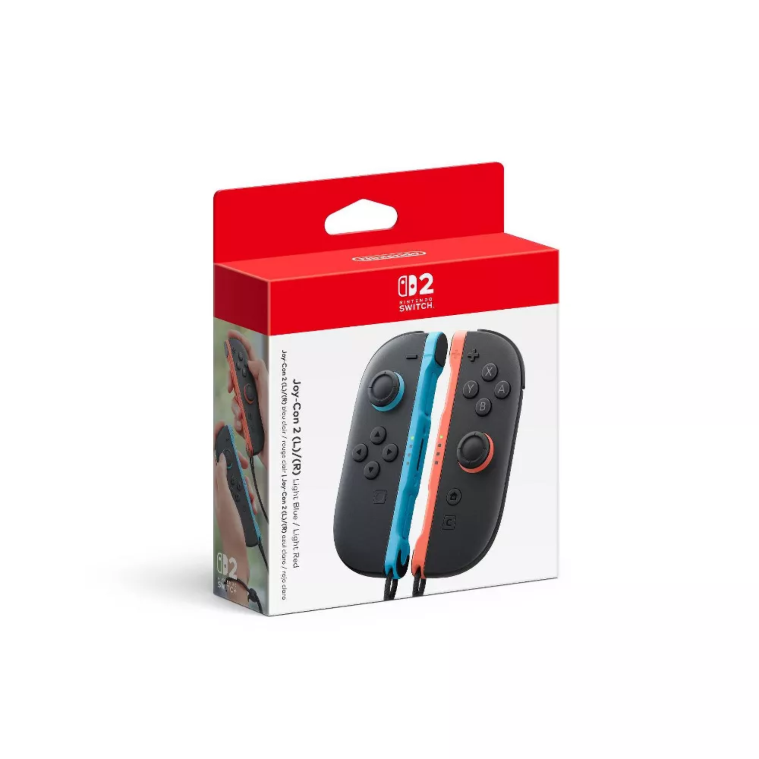 JOY-CON 2 NINTENDO SWITCH 2 (L/R) AZUL Y EN COLOR ROJO - 8