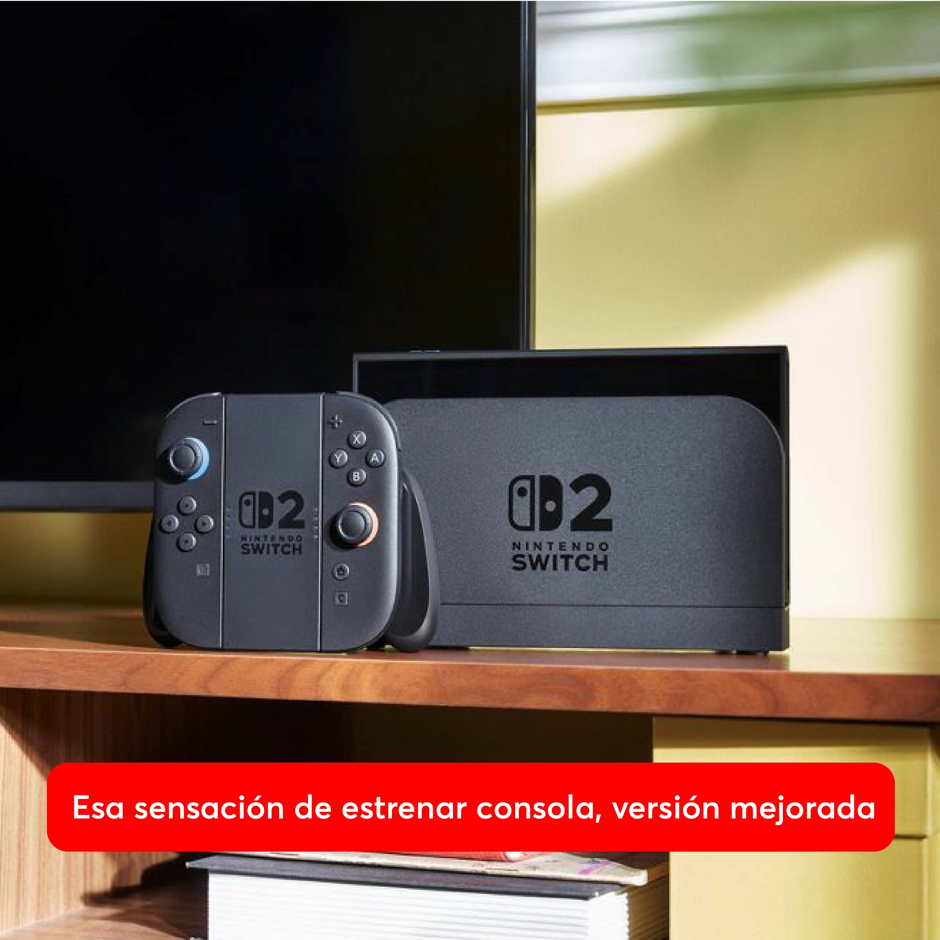 CONSOLA NINTENDO SWITCH 2 EN COLOR NEGRO