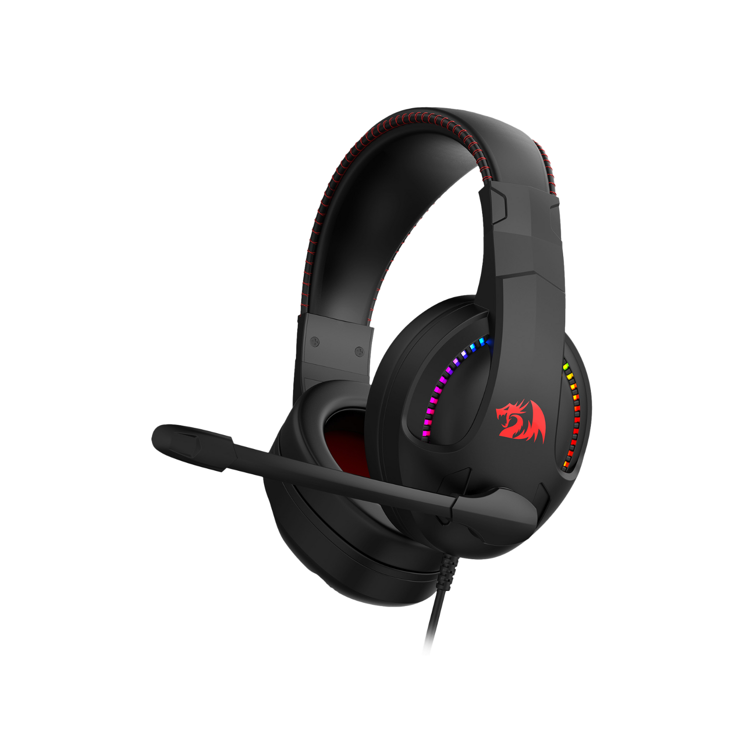 AUDIFONO GAMER REDRAGON CRONUS H211 RGB EN COLOR NEGRO - 4