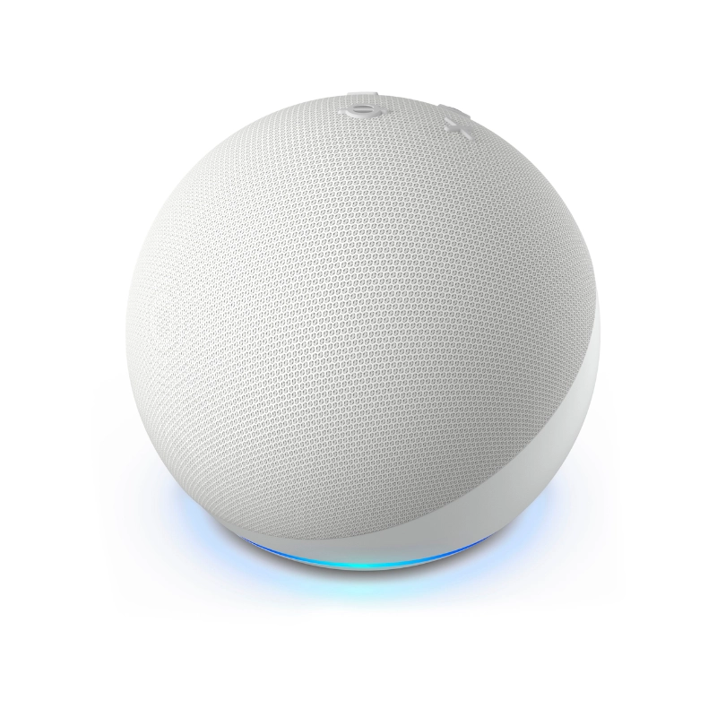 PARLANTE BLUETOOTH AMAZON ALEXA ECHO DOT 5 GENERACIÓN EN COLOR BLANCO - 2