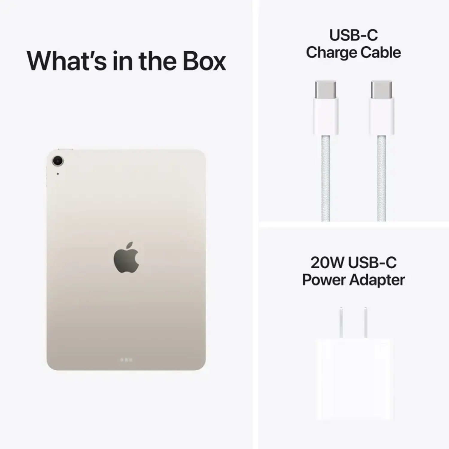 APPLE IPAD AIR DE 11' CON CHIP M3 Y WIFI 128 GB STARLIGHT - 5