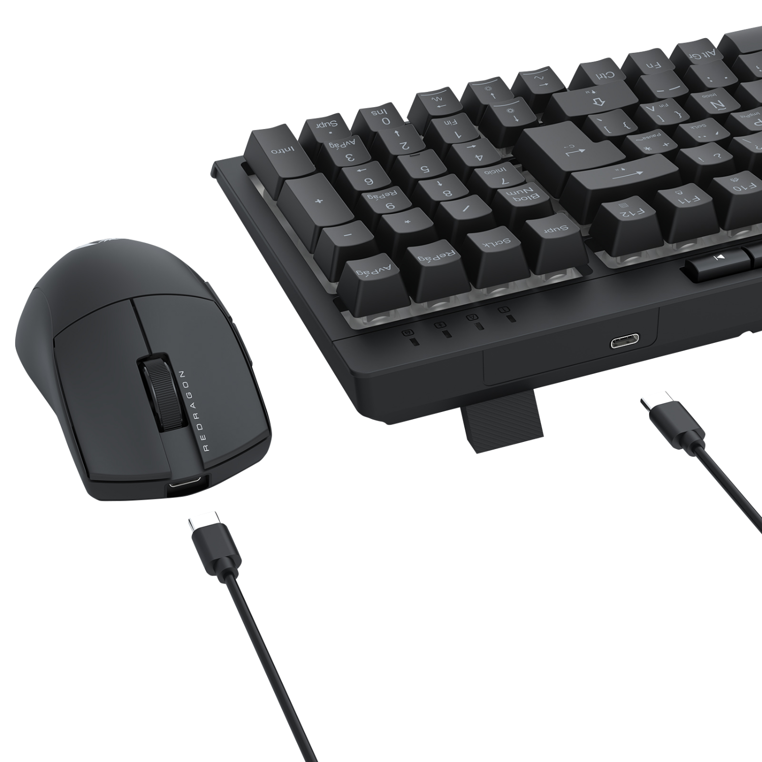 PACK TECLADO AUDIFONO MOUSE Y MOUSEPAD REDRAGON S147 NEGRO - 7