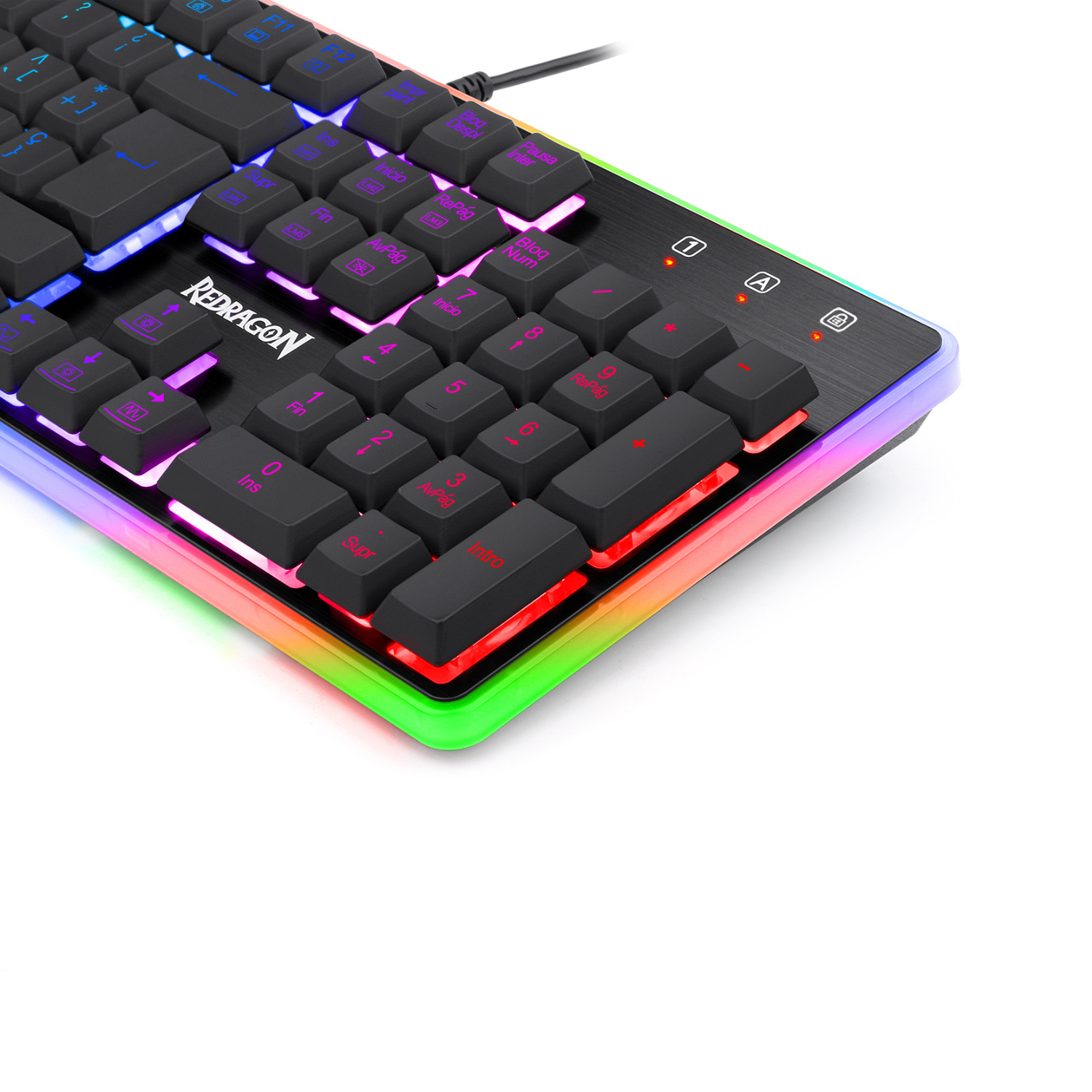 TECLADO GAMER REDRAGON DYAUS 2 K509 RGB NEGRO - 2