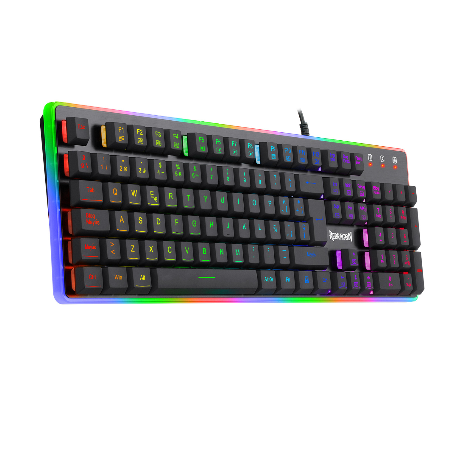 TECLADO GAMER REDRAGON DYAUS 2 K509 RGB NEGRO - 3