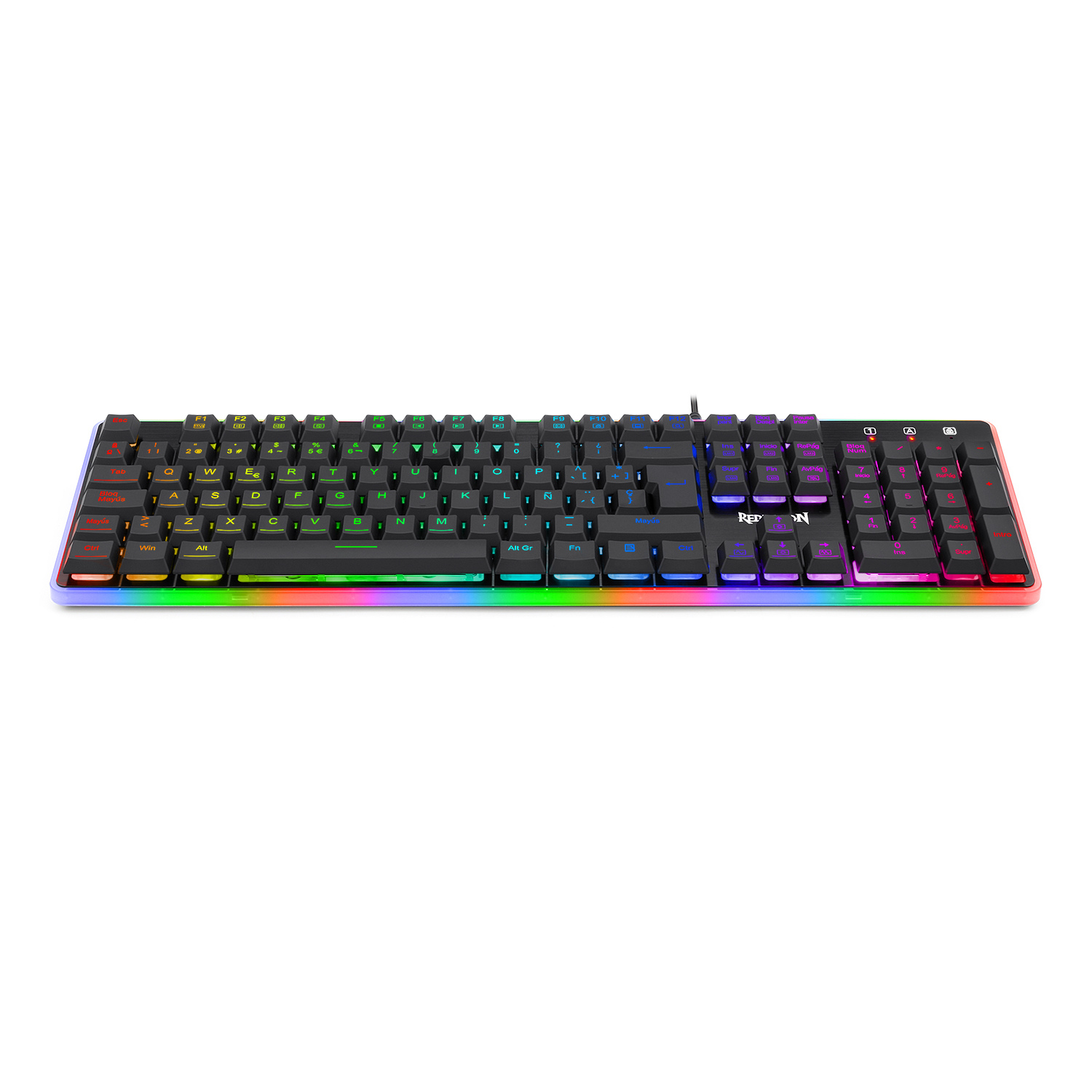 TECLADO GAMER REDRAGON DYAUS 2 K509 RGB NEGRO - 4