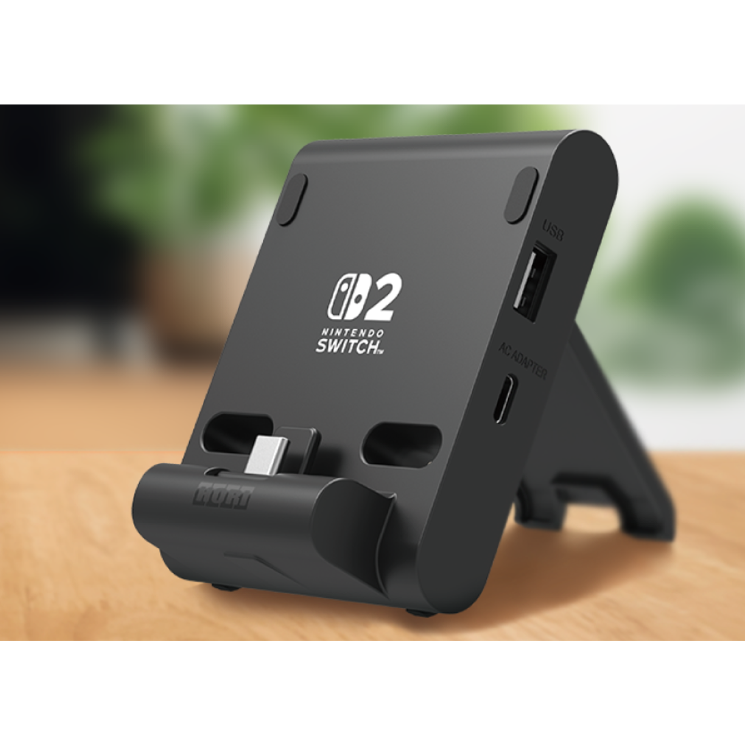 SOPORTE PLAYSTAND DUAL USB PARA SWITCH 2 NEGRO - 2
