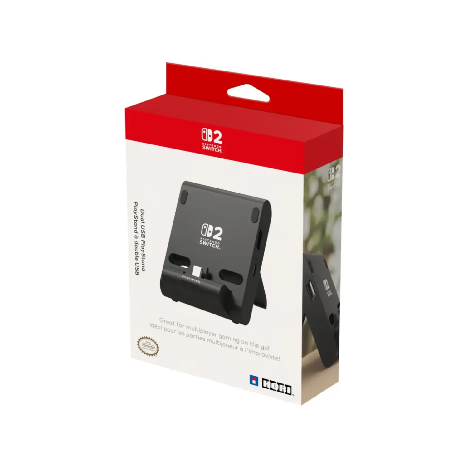 SOPORTE PLAYSTAND DUAL USB PARA SWITCH 2 NEGRO - 4