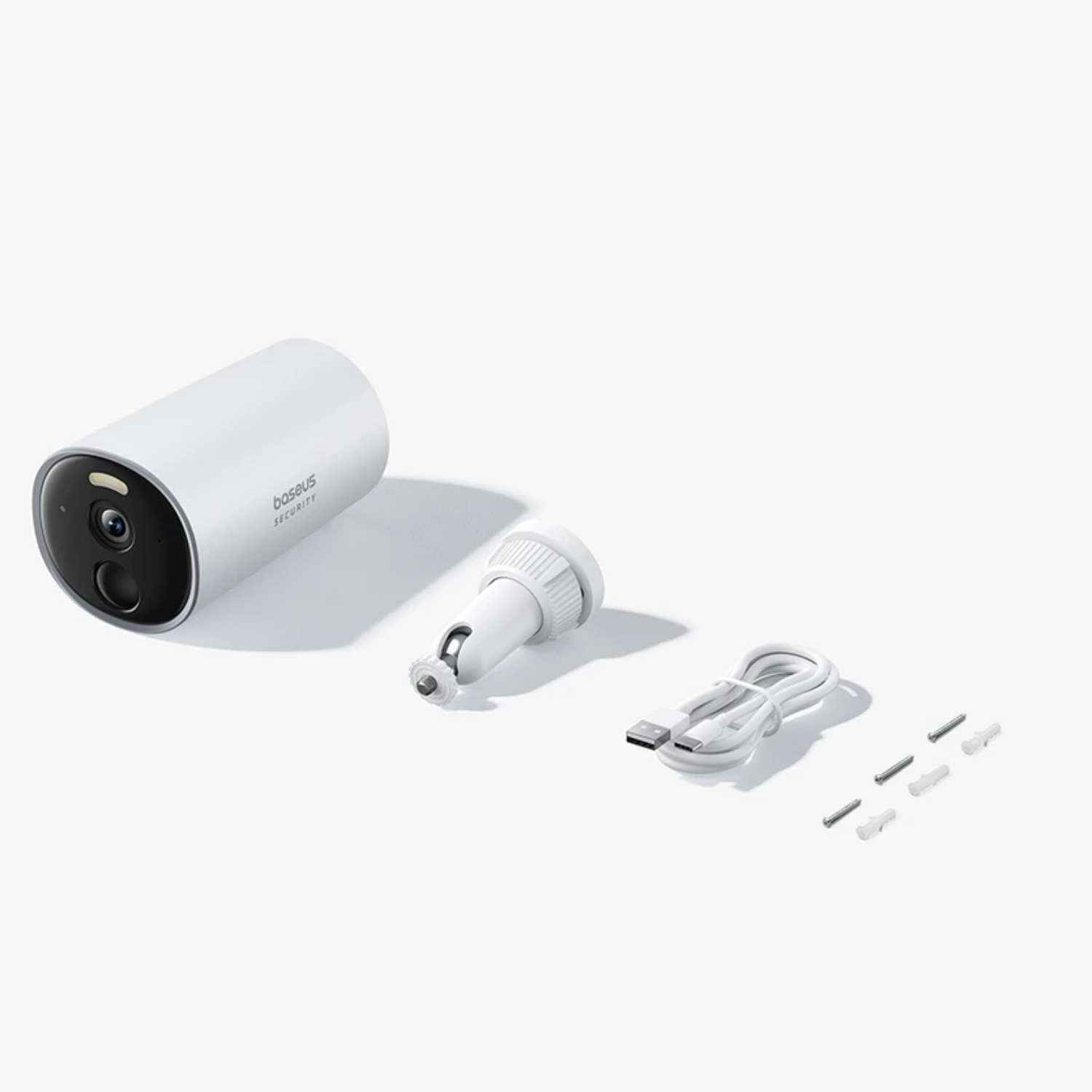 CAMARA DE SEGURIDAD EXTERIOR BASEUS SECURITY B1 2K BLANCO - 5
